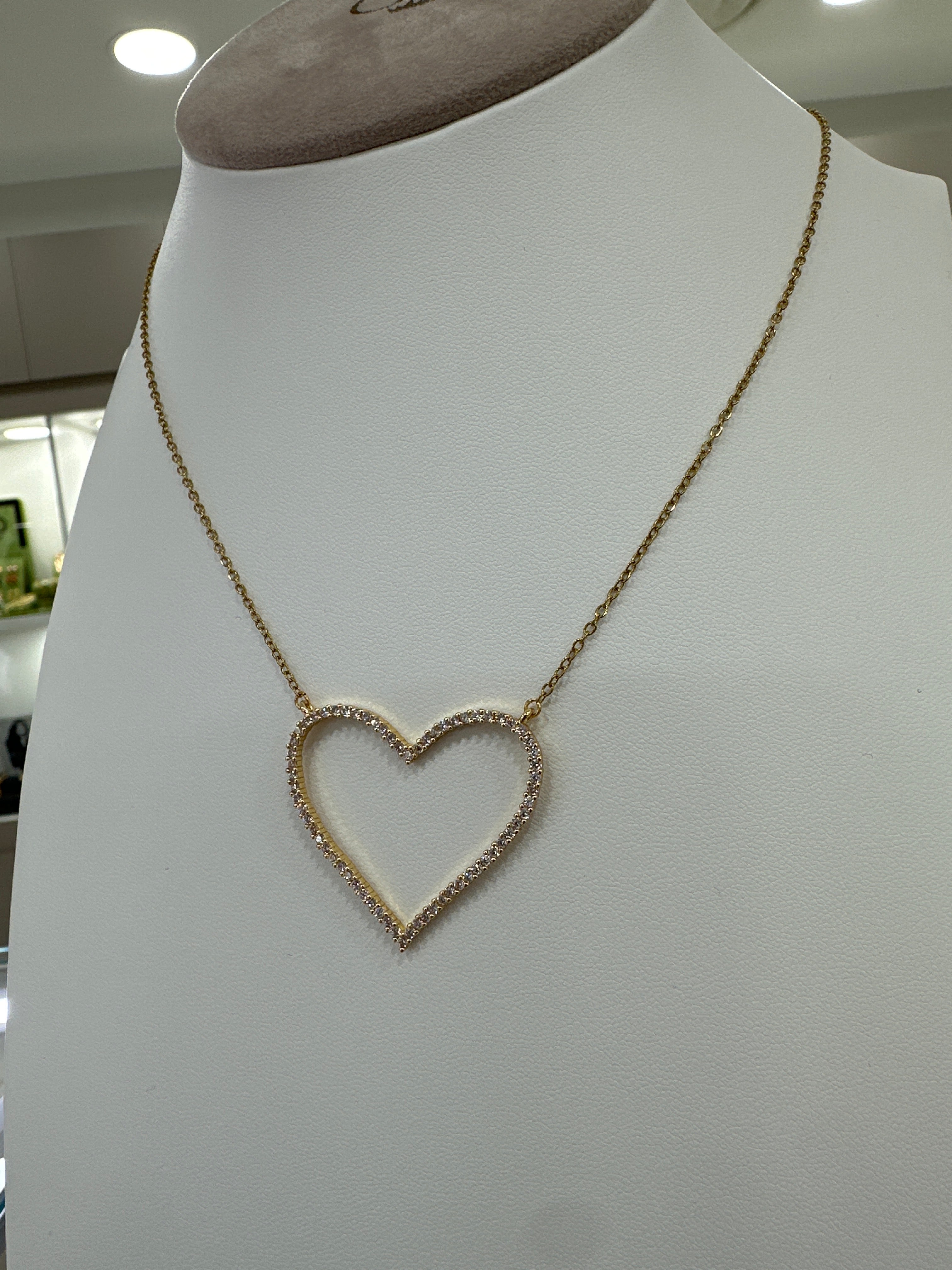 COLLANA CUORE BIG ORO