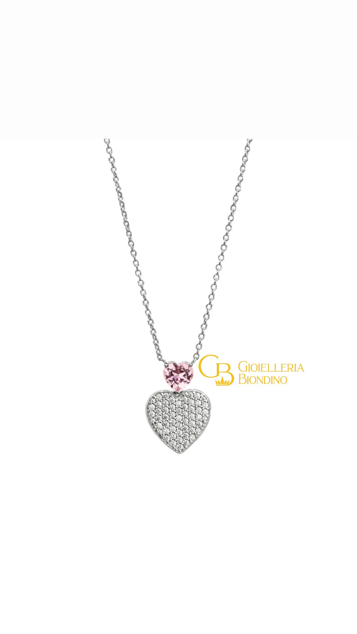 COLLANA CUORI SILVER