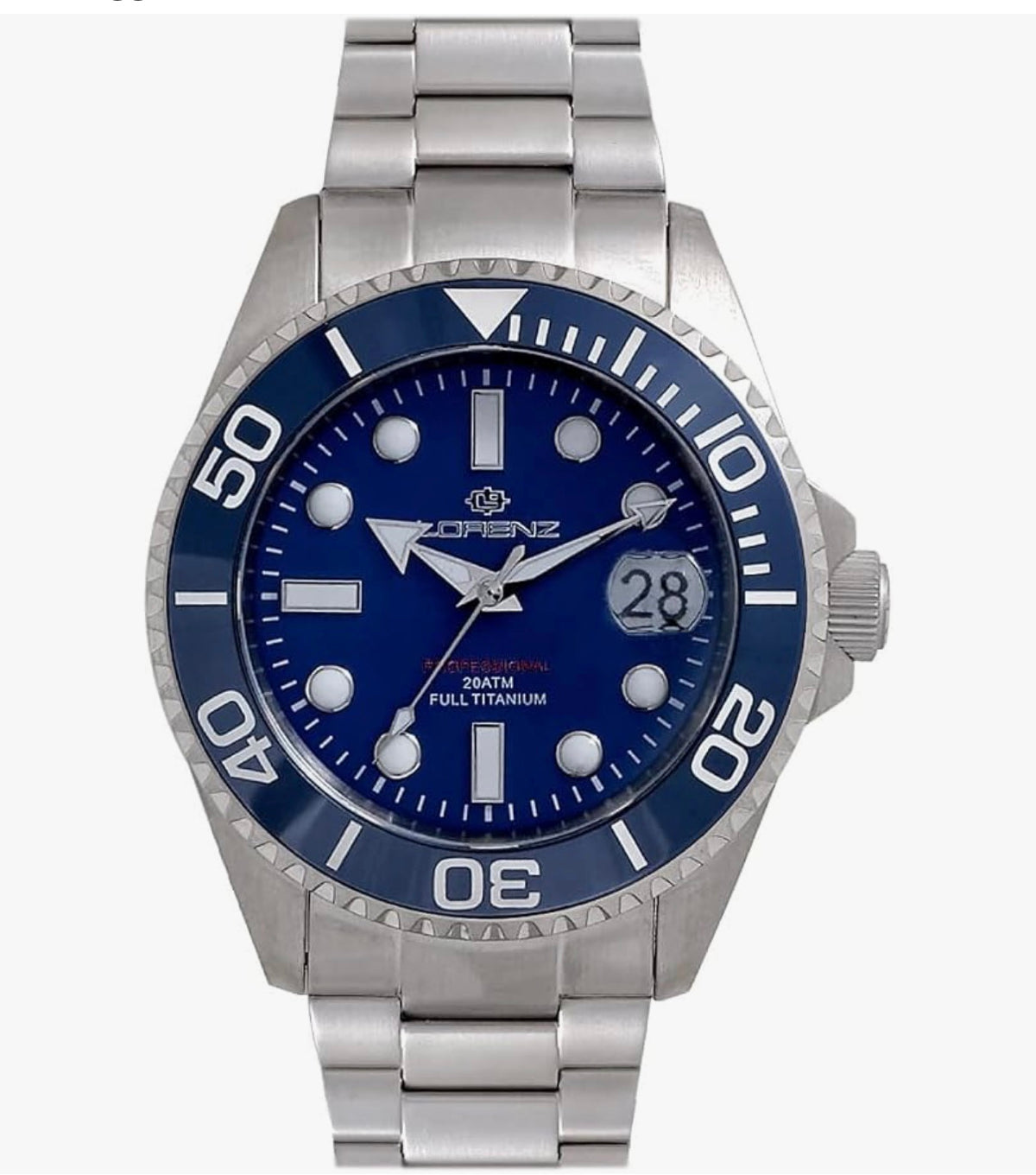 OROLOGIO LORENZ 030196BB FULL TITANIUM