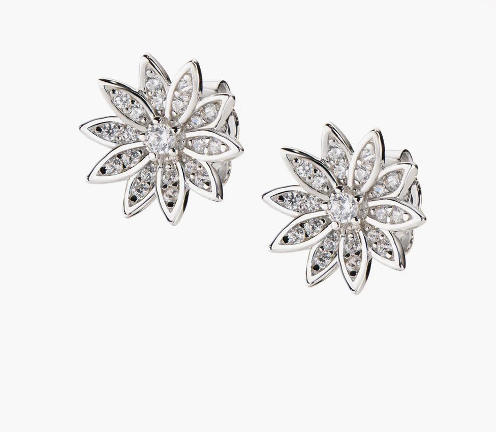 Orecchini Amen Fiore di Loto in Argento 925%