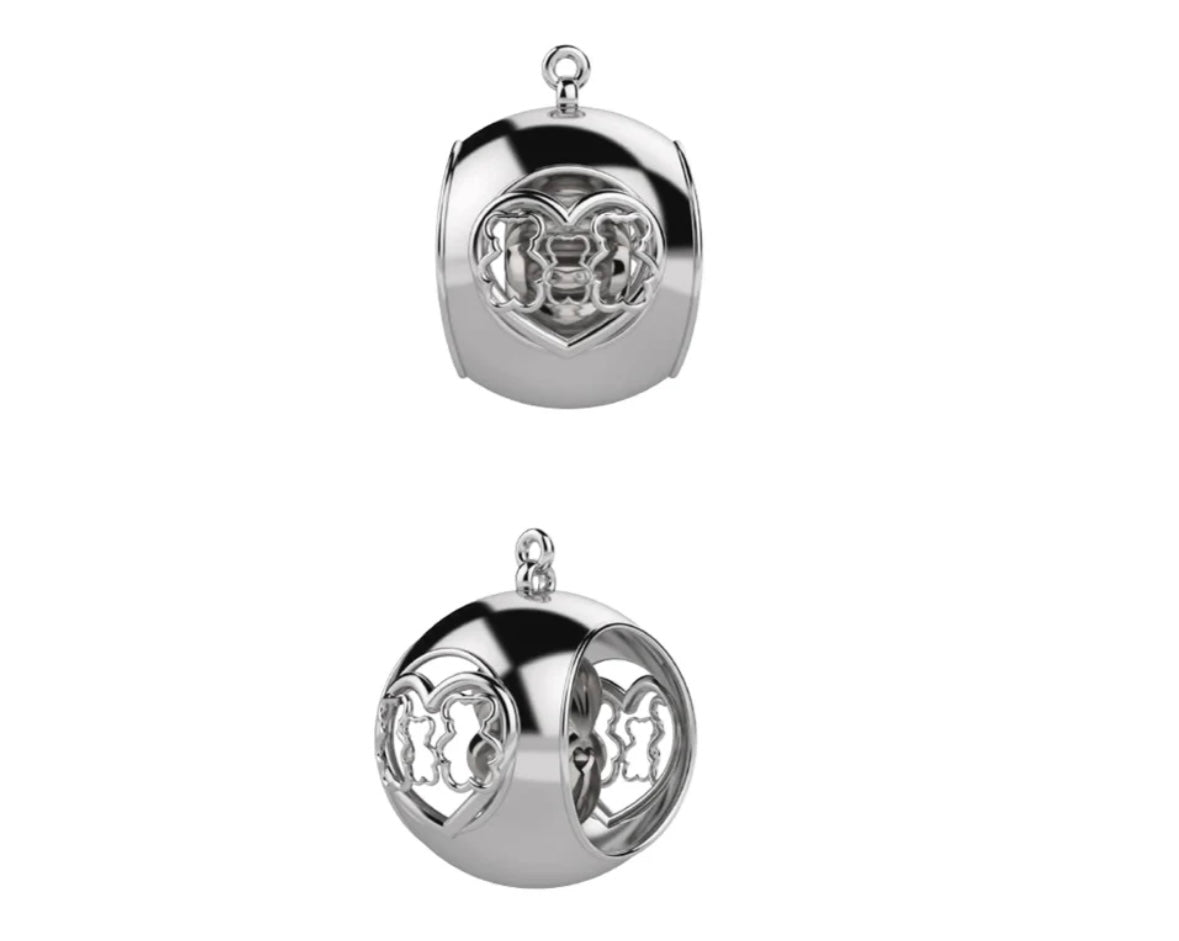 Chiamangeli Family con Orsetto Nanan in argento 925%