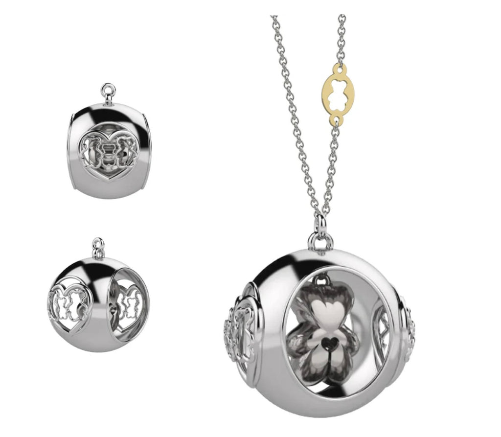 Chiamangeli Family con Orsetto Nanan in argento 925%