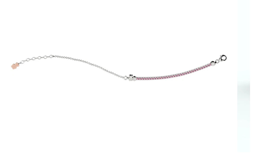 Bracciale Tennis Nanan Bimba Arg 925% Rosa