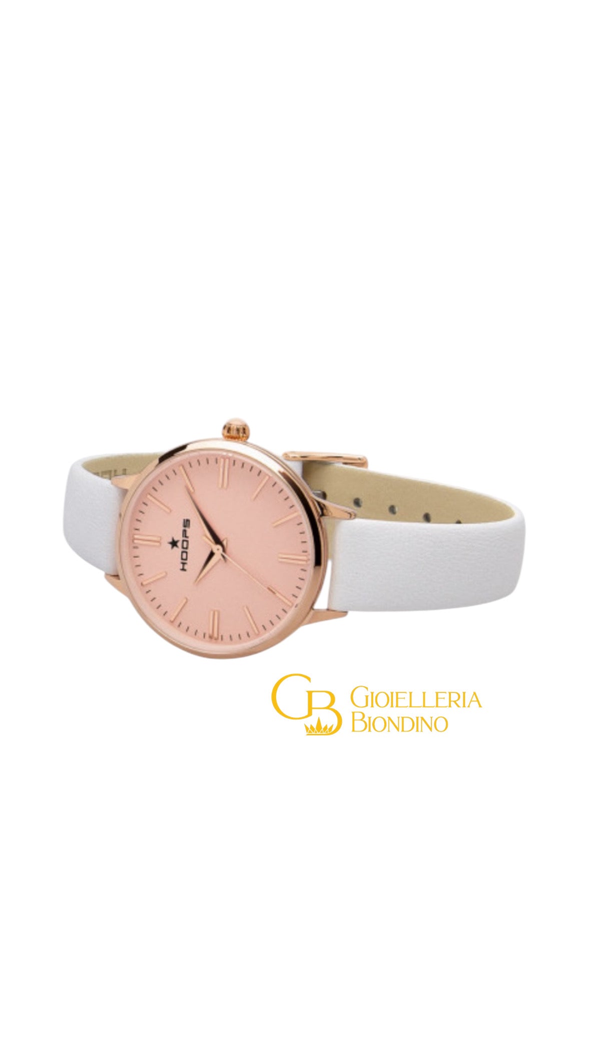 HOOPS Classic Gold Cipria/Bianco
