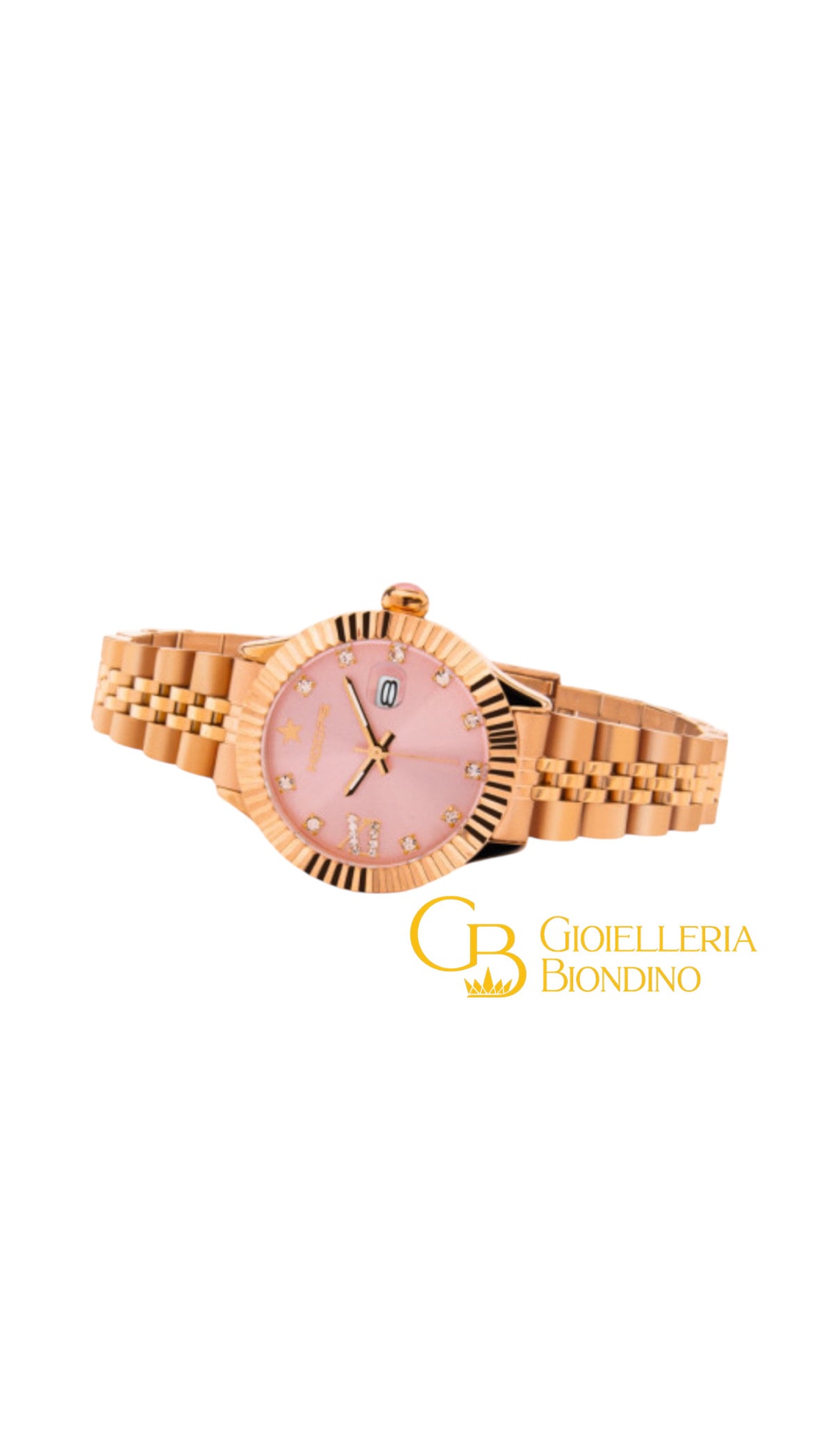 HOOPS New Luxury Diamonds Gold cipria