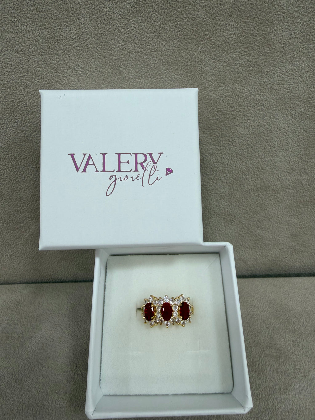 ANELLO TRILOGY ROSSO