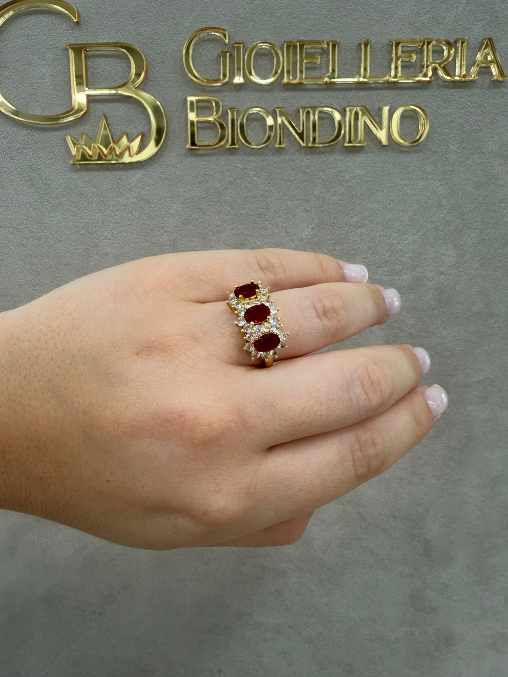 ANELLO TRILOGY ROSSO