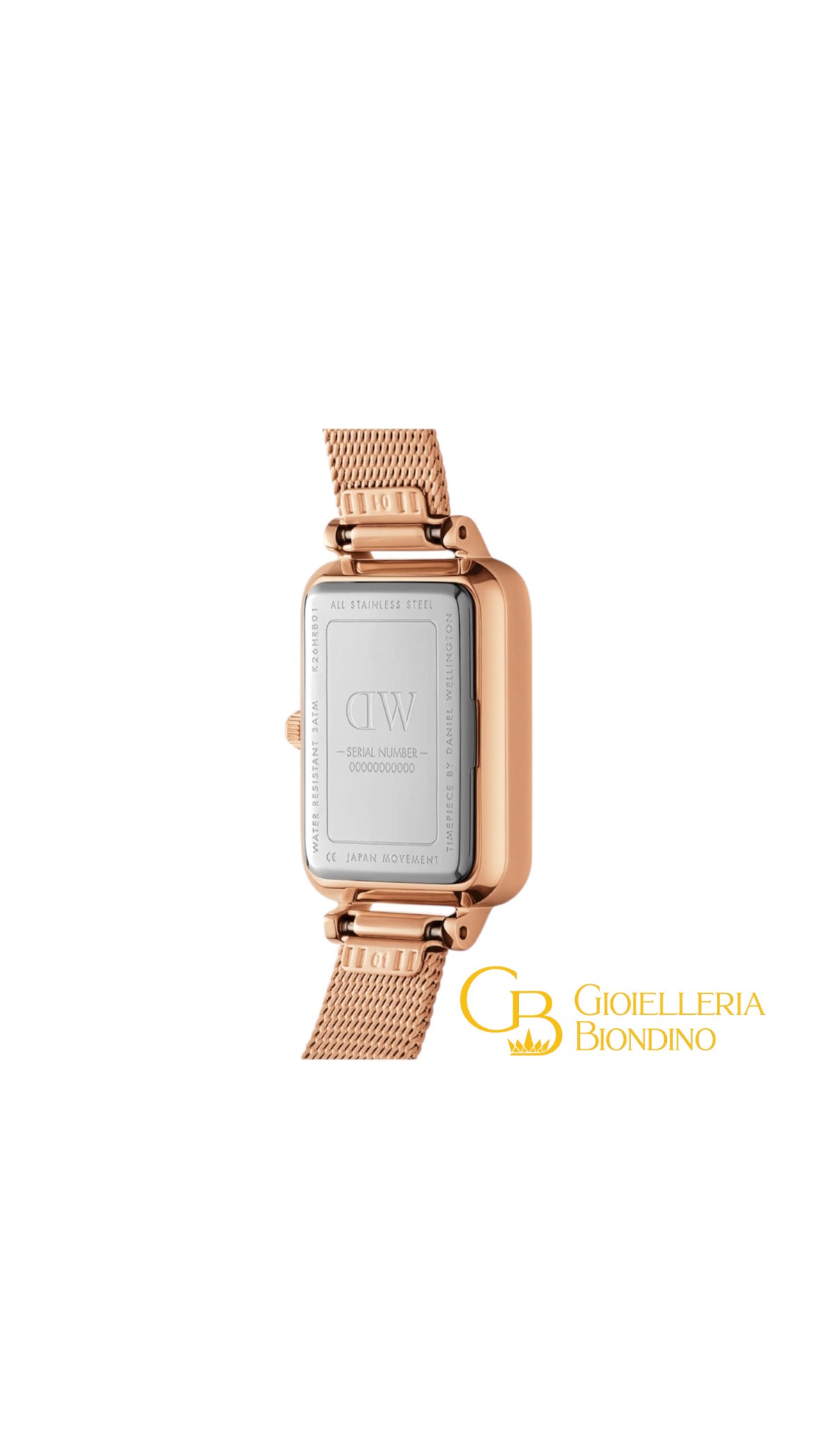 DANIEL WELLINGTON Quadro Lumine Bezel Melrose Pink MOP  DW00100669