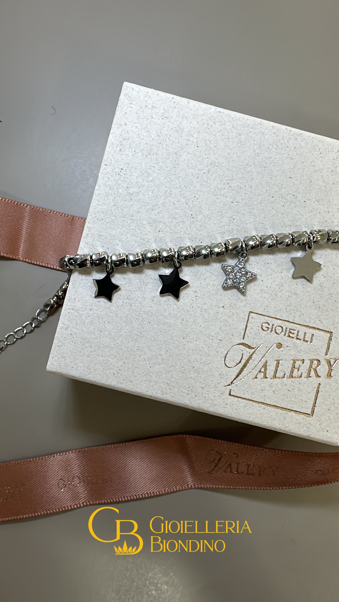 BRACCIALE VALERY STELLE PENDENTI