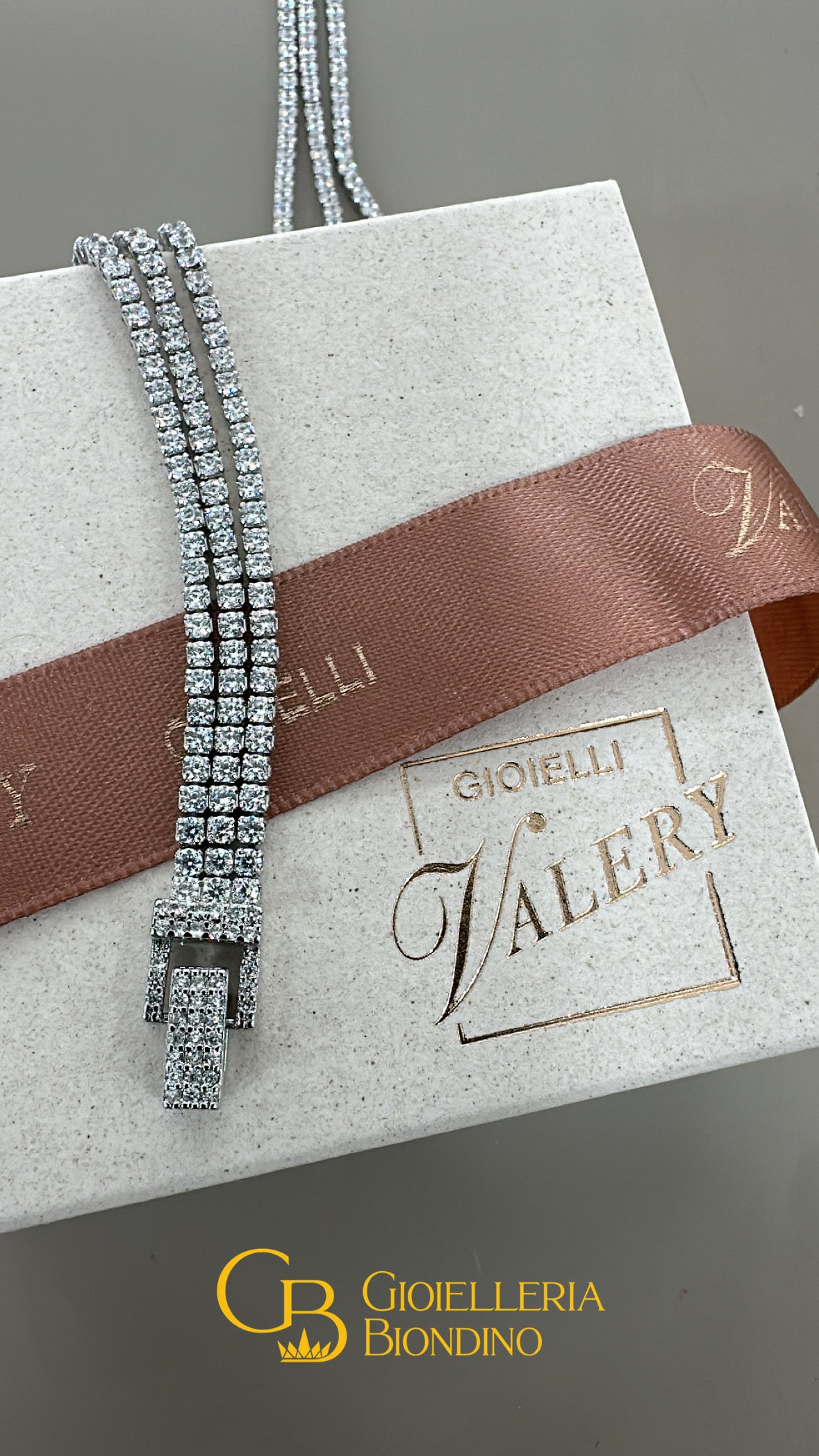 BRACCIALE VALERY TRE FILI TENNIS